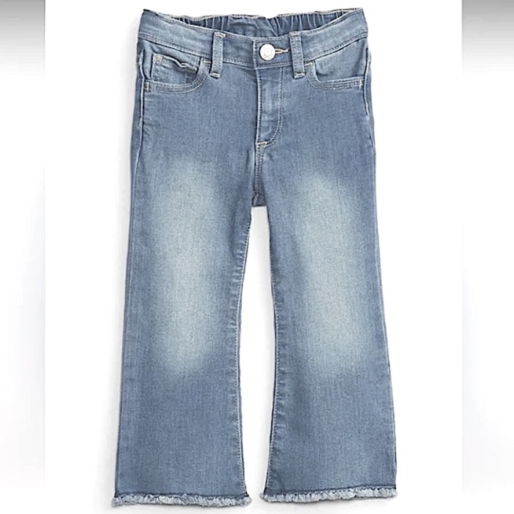 GAP Blue Ankle Cropped Jeans with Vintage Wash